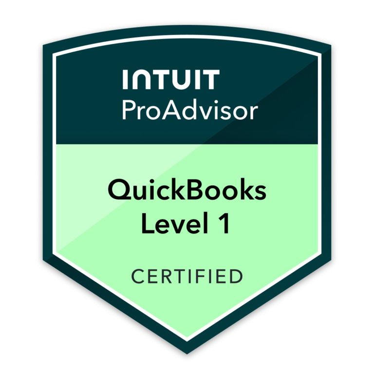 quickbooks online certification level 1